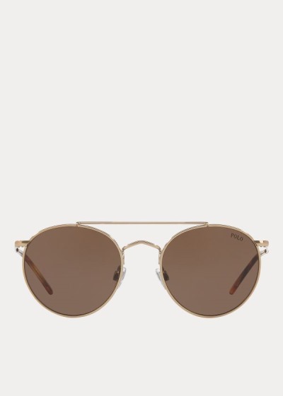 Gafas De Sol Polo Ralph Lauren Hombre Dorados - Prince Street - OHGFD1429